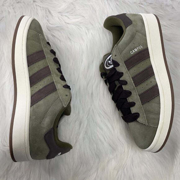 Adidas Campus 00s Low Mens Casual Shoes Green Brown ID1418 NEW Multi Sz - Picture 2 of 4